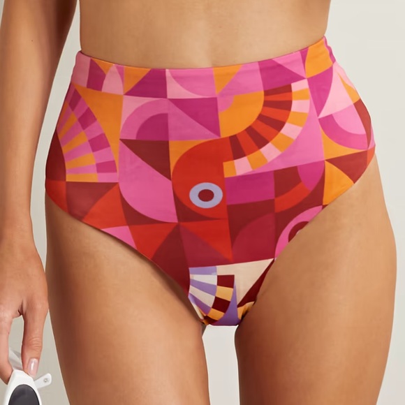 FARM Rio Other - FARM Rio Ombré Graphic Toucans High Waist Bikini Bottoms